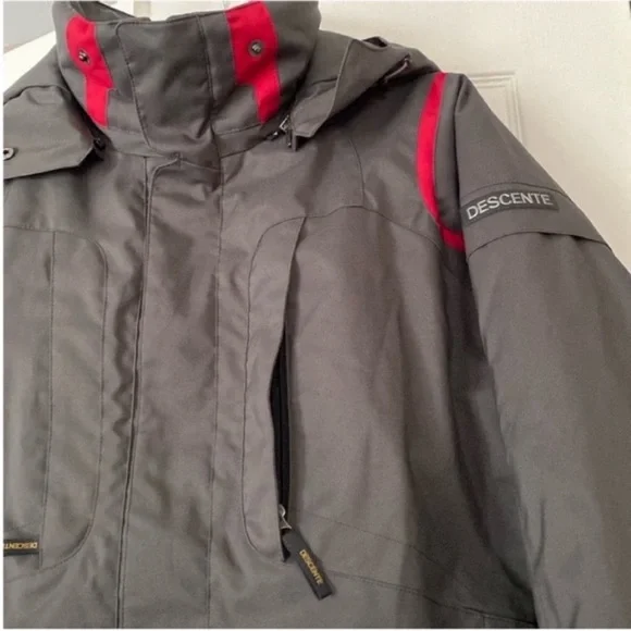 Descente DESCENTE Swiss Jacket Winter Coat Ski Snowboard Jacket Gray size XL - Picture 4 of 15